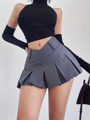    cutiekill-spicy-v-waist-skirt-om0200