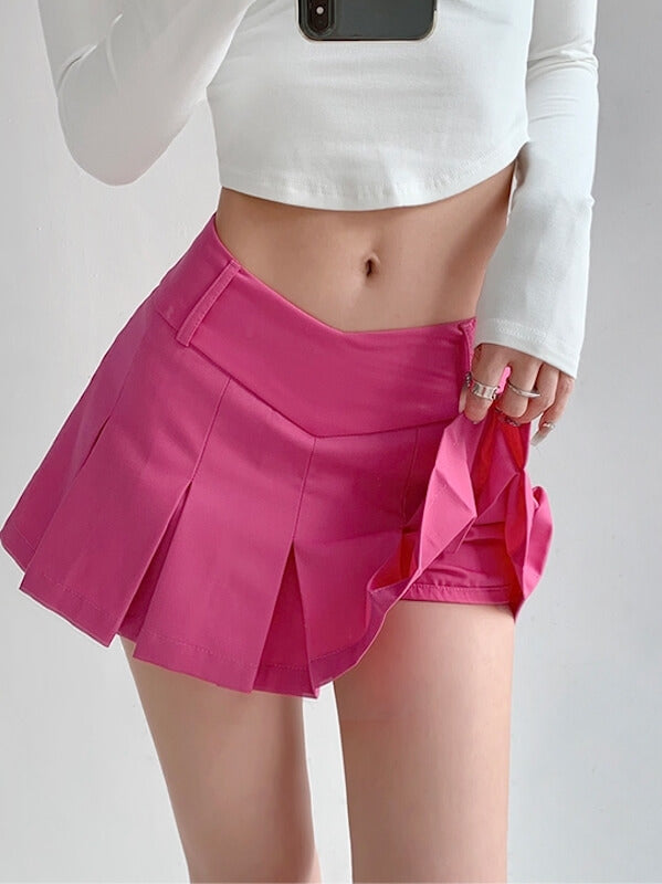    cutiekill-spicy-v-waist-skirt-om0200