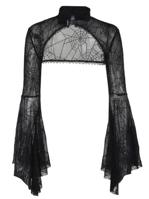 cutiekill-spider-web-see-through-bolero-ah0777