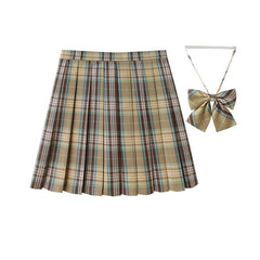 cutiekill-sunflower-yellow-jk-vintage-plaid-uniform-skirt-c0018310