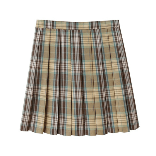 cutiekill-sunflower-yellow-jk-vintage-plaid-uniform-skirt-c0018310