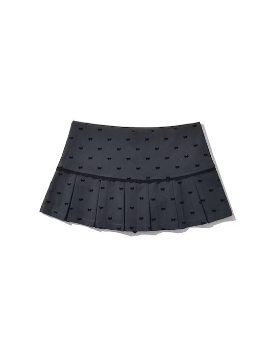 Sweetheart ballet core pleated skirt