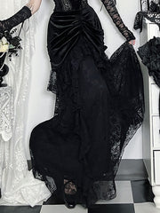 cutiekill-victorian-darkness-ruffled-lace-skirt-ah0879