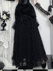 cutiekill-victorian-darkness-ruffled-lace-skirt-ah0879