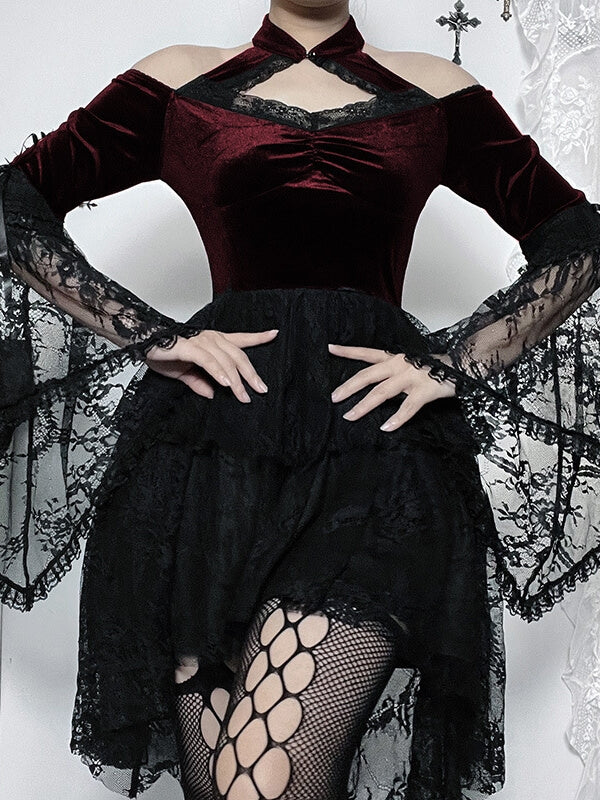    cutiekill-vintage-off-shoulder-lace-dress-ah0564