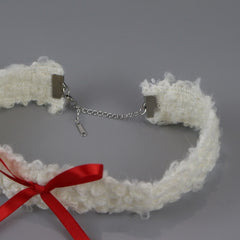 cutiekill-white-fleece-red-bow-choker-ah0782