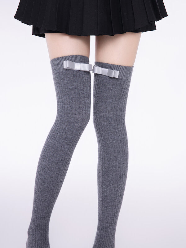 cutiekill-winter-woolen-knot-bow-stockings-c0363