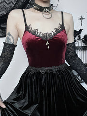 cutiekill-witch-cross-suspender-dress-ah0494