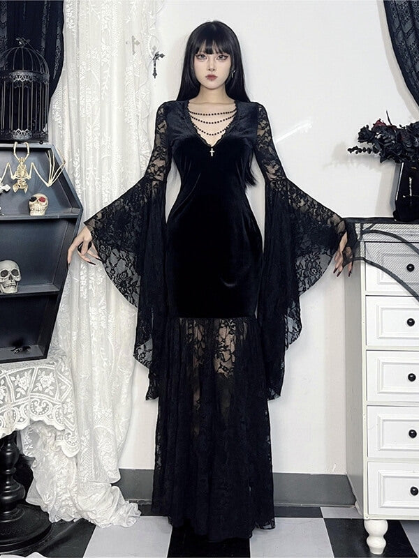 cutiekill-witchy-elegance-rose-lace-dress-ah0748-2