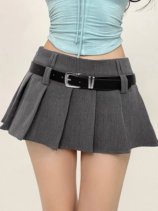    cutiekill-y2k-aesthetic-belt-skirt-om0216