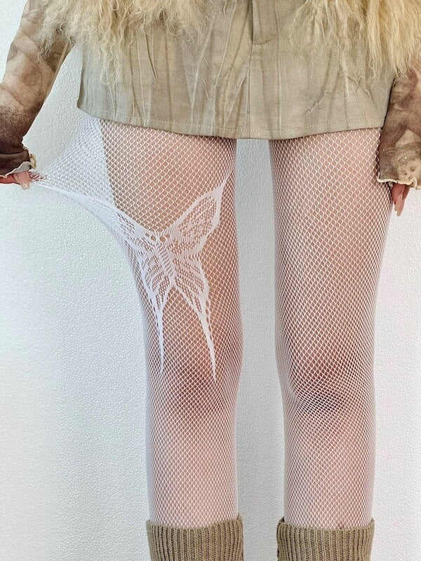 cutiekill-y2k-butterfly-fishnet-tights-c0087