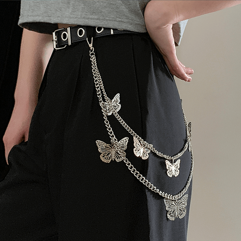 cutiekill-y2k-butterfly-waist-chain-brooch-ah0787