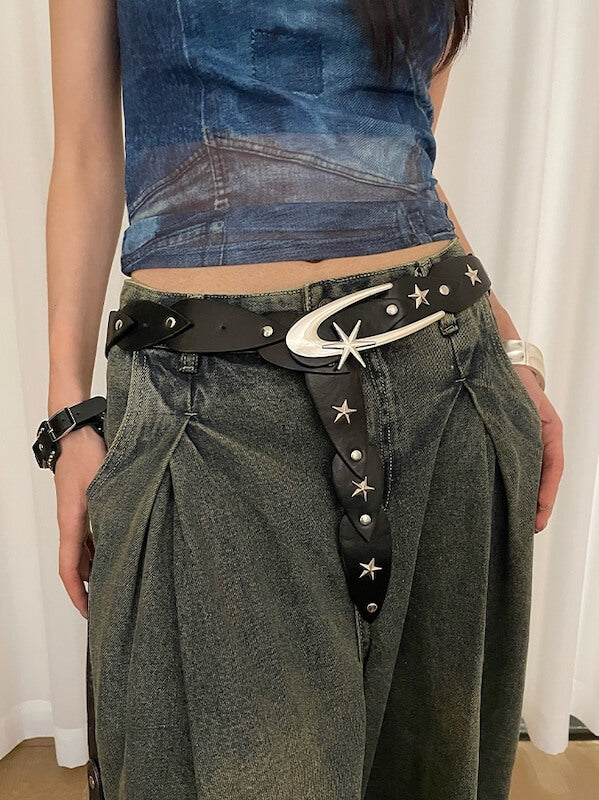 cutiekill-y2k-chic-stars-wide-waist-belt-b0057