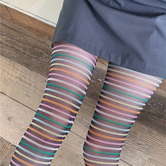 cutiekill-y2k-color-stripes-tights-c0318