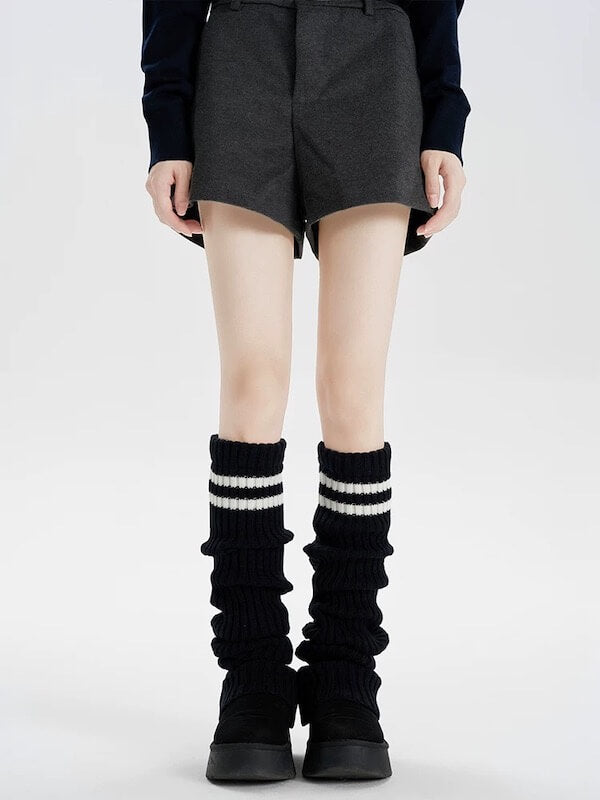 cutiekill-y2k-double-stripe-over-knee-knit-leg-warmers-c0258
