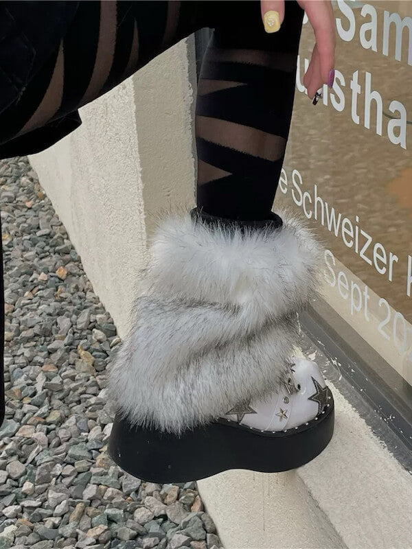 cutiekill-y2k-faux-fur-leg-warmers-c0473