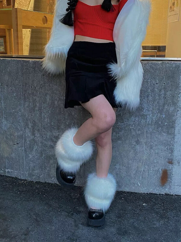 cutiekill-y2k-faux-fur-leg-warmers-c0473