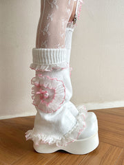 cutiekill-y2k-gothic-doll-ruffled-leg-warmers-c0556