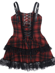 cutiekill-y2k-gothic-lolita-red-plaid-dress-ah0829