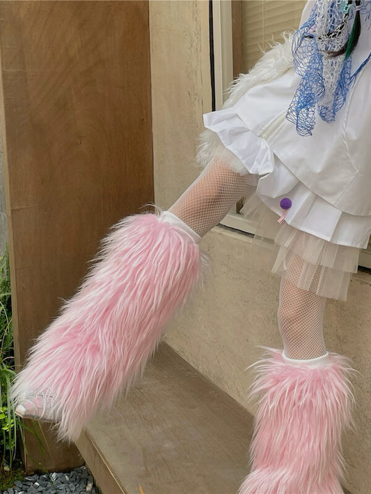 cutiekill-y2k-pink-furry-leg-warmers-c0472 600