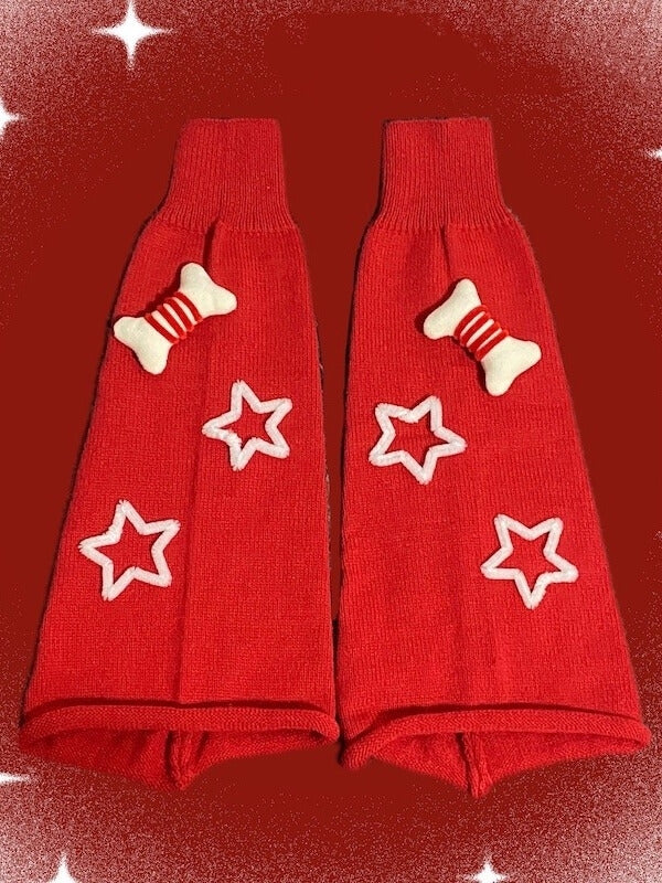 cutiekill-y2k-stars-bone-leg-warmers-c0111