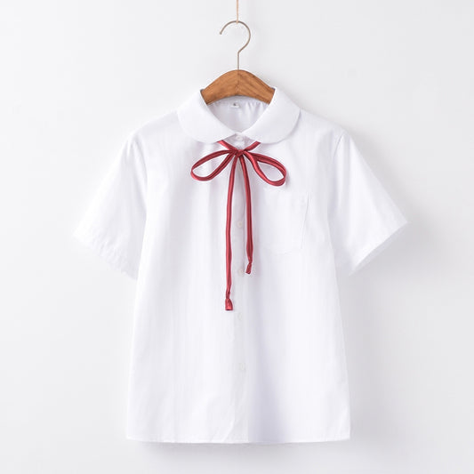 JK girl short sleeve doll collar uniform blouse 900