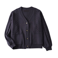 JK winter fluffy warm uniform cardigan