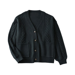 JK winter fluffy warm uniform cardigan