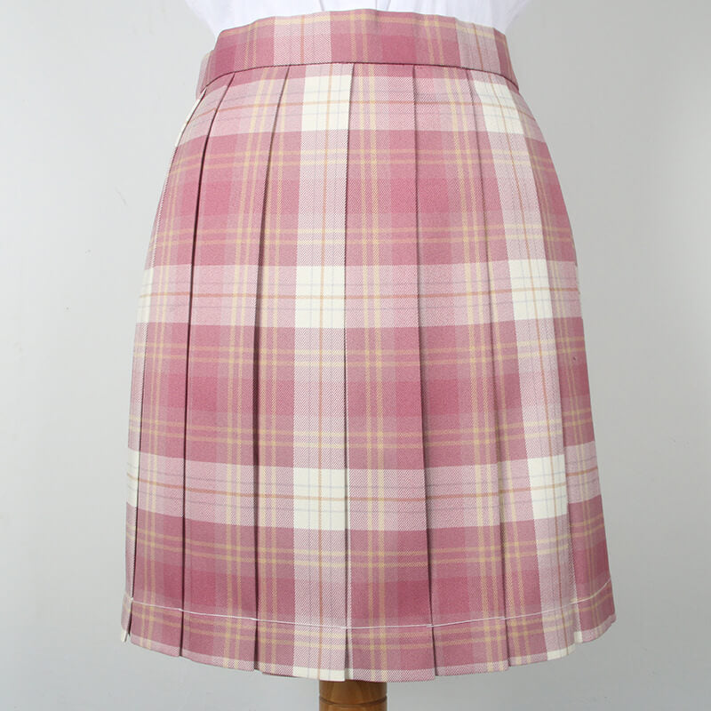 cutiekil-skirt-bow-jk-berry-pink-plaid-uniform-skirt-c00768-kirt-c00767