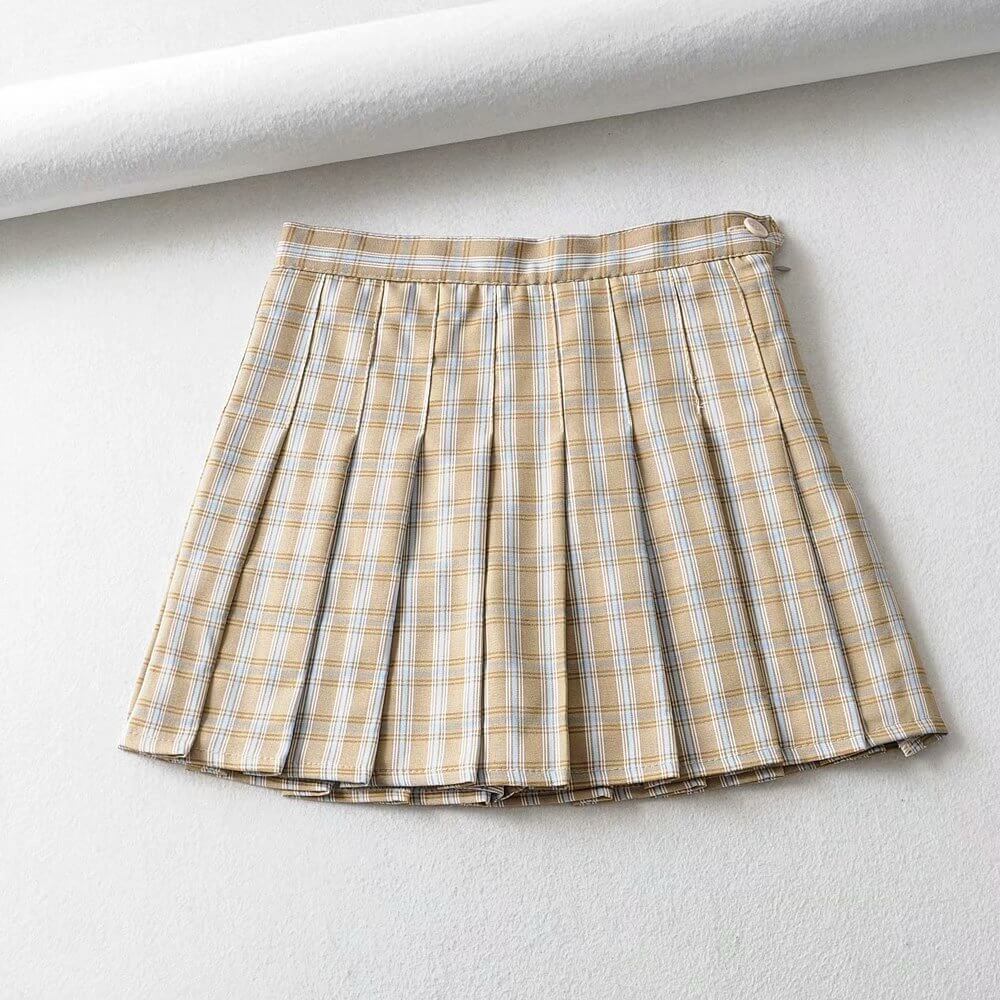 Academia plaid skirt