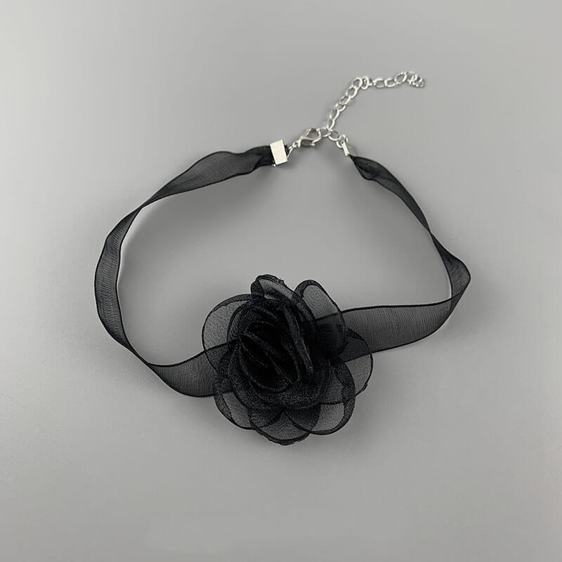 cutiekill-aesthetic-black-camellia-choker-ah0157