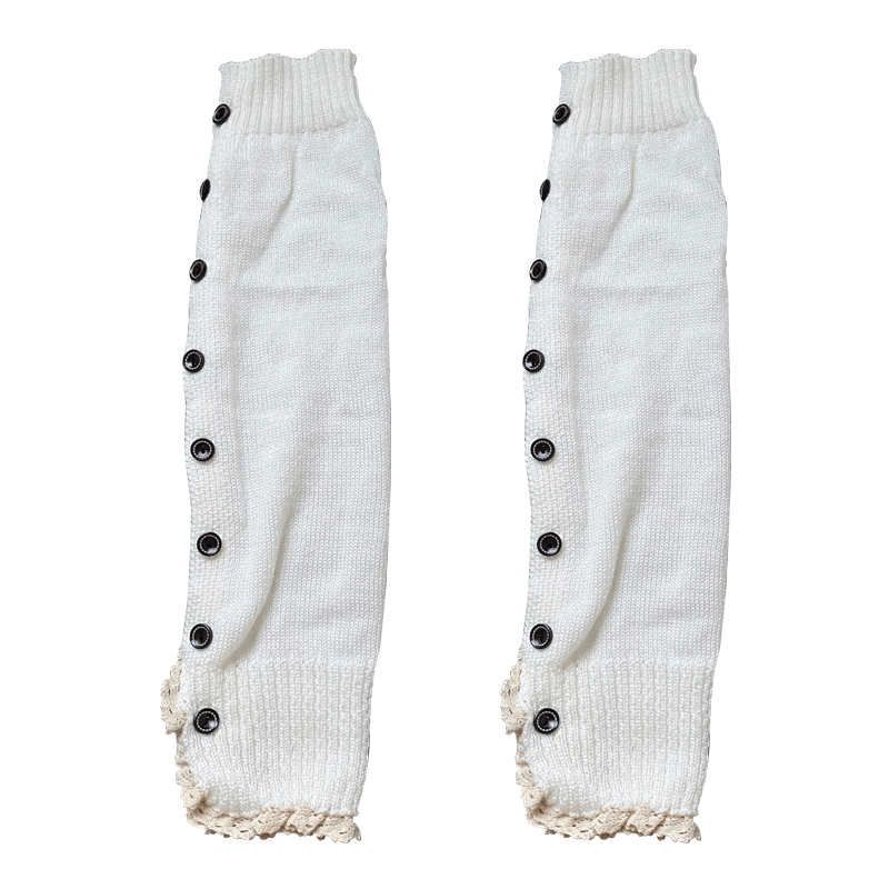 cutiekill-aesthetic-button-lace-leg-warmers-c0167