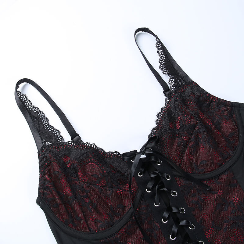cutiekill-aesthetic-goth-red-lace-camisole-ah0124