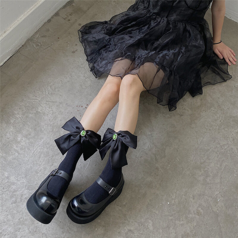 cutiekill-aesthetic-lolita-bow-socks-c0218