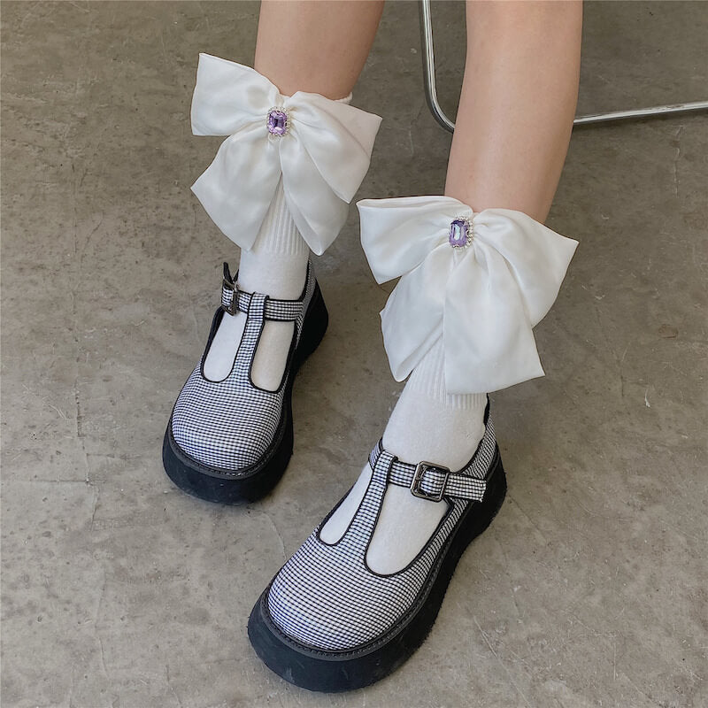cutiekill-aesthetic-lolita-bow-socks-c0218