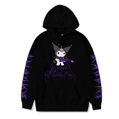 Alternative goth evil Kuromi hoodie – Cutiekill
