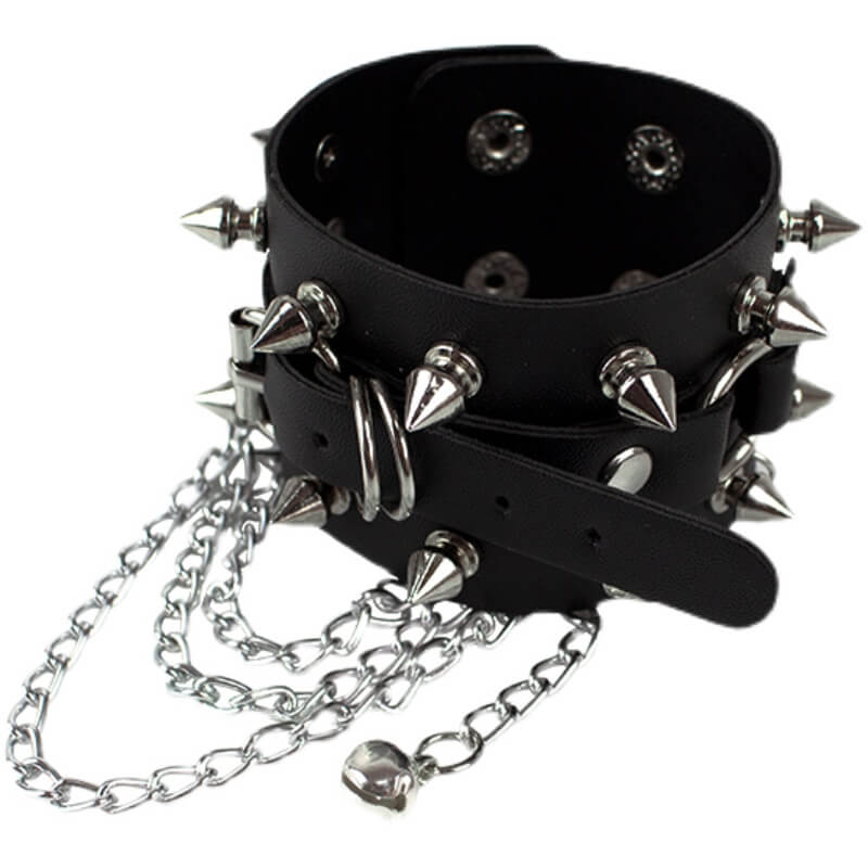 Alternative punk rivet chains bracelet – Cutiekill