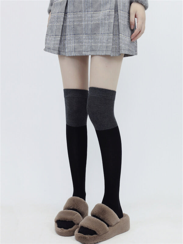 cutiekill-buy-2-get-1-autumn-school-black-grey-stockings-c0138