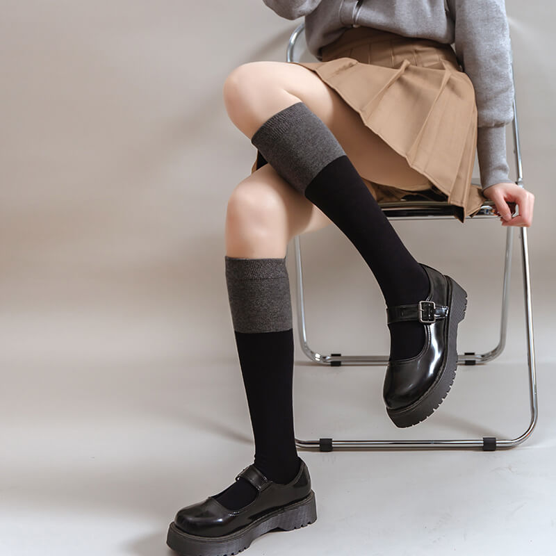 cutiekill-buy-2-get-1-autumn-school-black-grey-stockings-c0138