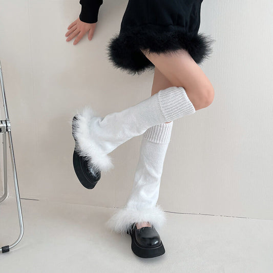 cutiekill-buy-2-get-1fairy-plume-y2k-leg-warmers-c0129