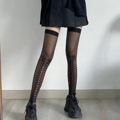 cutiekill-buy-2-get-1lolita-bow-ribbon-lace-up-stockings-c0134