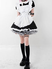 Cosplay bow maid dress set – Cutiekill
