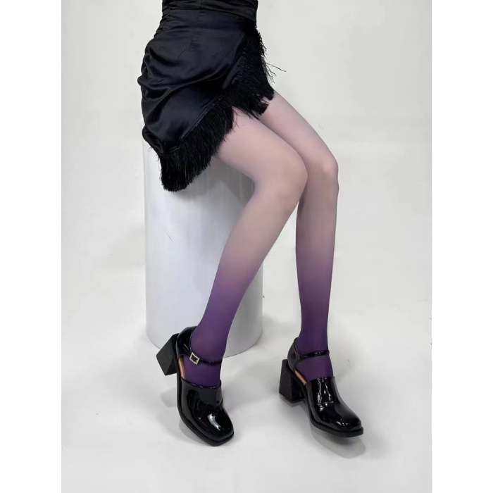 Bottom Gradient Thin Translucent Tights • Aesthetic Clothes
