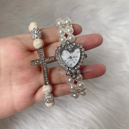 cutiekill-diamond-cross-pearls-bracelet-ah0050 800
