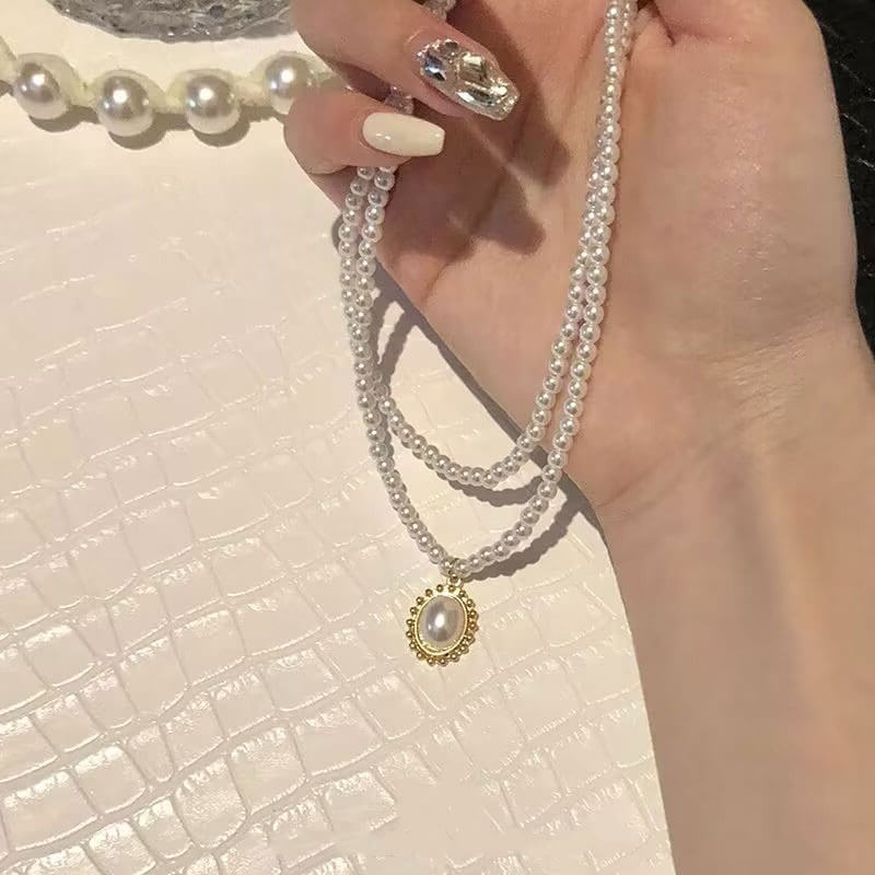 cutiekill-fairy-core-pearl-vintage-necklace-ah0293