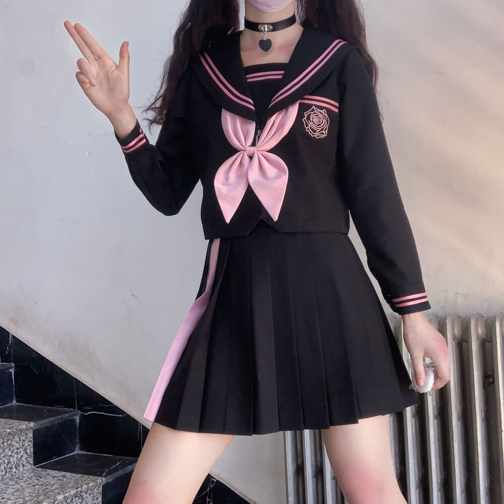cutiekill-gentle-devil-black-pink-jk-uniform-set-jk0042