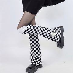 cutiekill-goth-chill-y2k-chessboard-leg-warmers-c0085