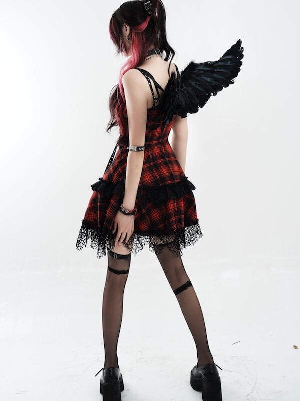 Goth lolita suspender dress – Cutiekill