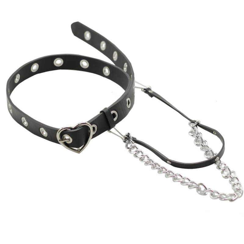    cutiekill-gothic-heart-buckle-chain-belt-c00616