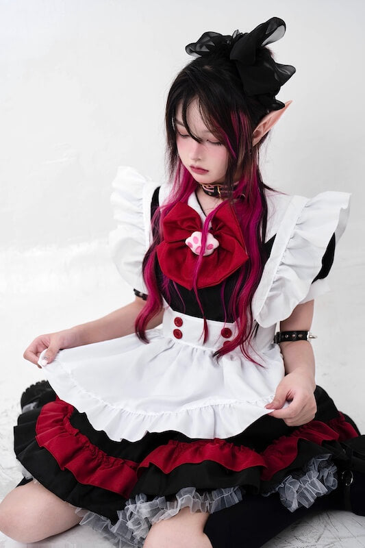 cutiekill-halloween-evil-maid-dress-set-ah0061